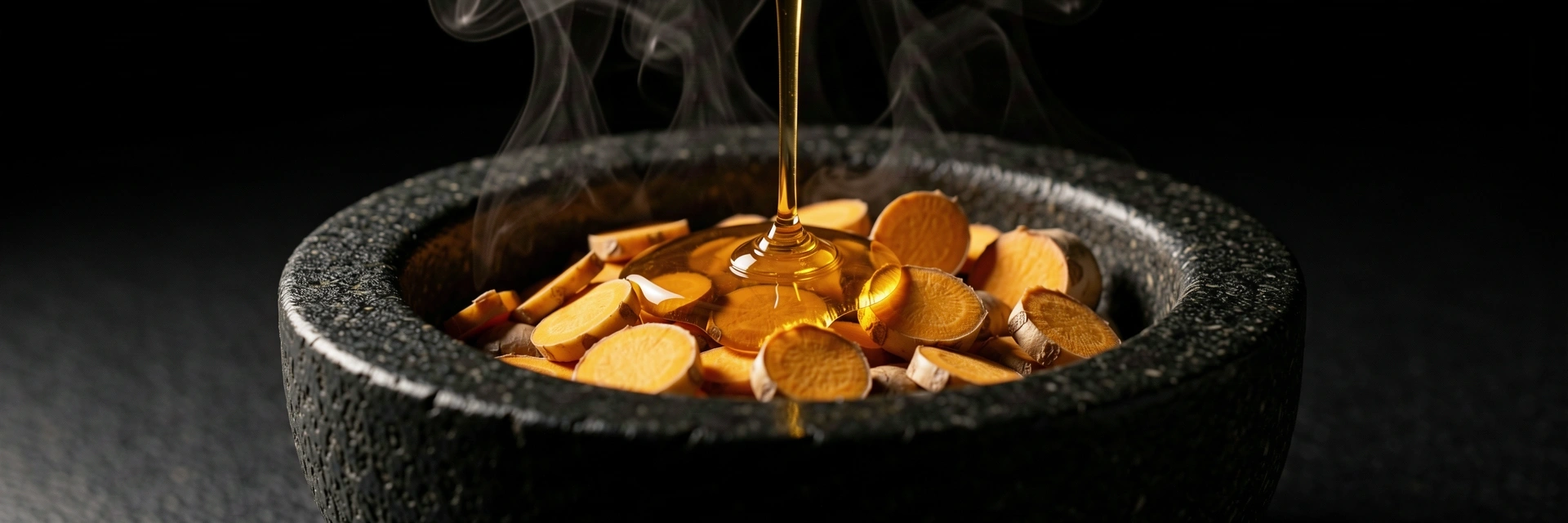 Traditional Jamu preparation in a modern apothecary setting